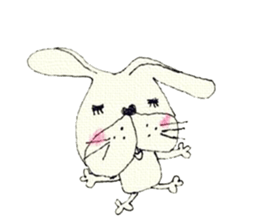 Life of a mini of rabbit sticker #6440619