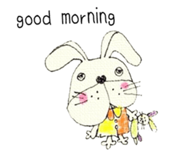 Life of a mini of rabbit sticker #6440620