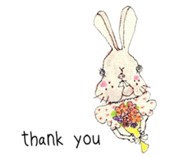 Life of a mini of rabbit sticker #6440623