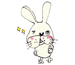 Life of a mini of rabbit sticker #6440624