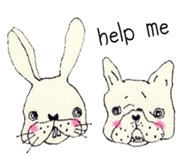 Life of a mini of rabbit sticker #6440625