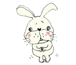 Life of a mini of rabbit sticker #6440626