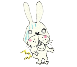Life of a mini of rabbit sticker #6440627