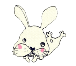 Life of a mini of rabbit sticker #6440630