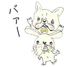 Life of a mini of rabbit sticker #6440637