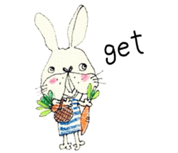 Life of a mini of rabbit sticker #6440638