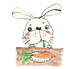 Life of a mini of rabbit sticker #6440639