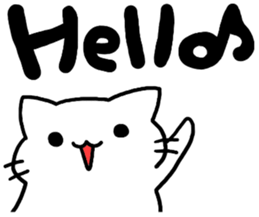 big letter with cats2 sticker #6440776