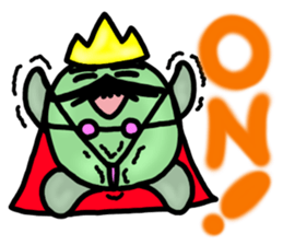 Dressing favorite king of beans sticker #6440820