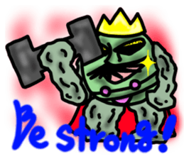 Dressing favorite king of beans sticker #6440838