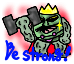 Dressing favorite king of beans sticker #6440838