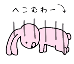 Rabbit Bear Cat Dog Pig Conversation sticker #6440845