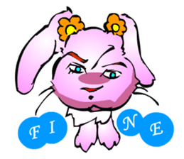 Handsome Annoying Animal 1(English) sticker #6440962