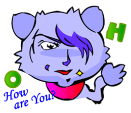 Handsome Annoying Animal 1(English) sticker #6440969