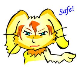 Handsome Annoying Animal 1(English) sticker #6440974