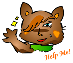 Handsome Annoying Animal 1(English) sticker #6440978