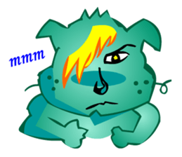 Handsome Annoying Animal 1(English) sticker #6440986