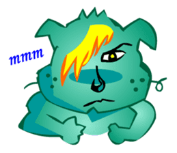 Handsome Annoying Animal 1(English) sticker #6440986