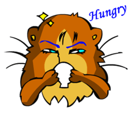 Handsome Annoying Animal 1(English) sticker #6440987