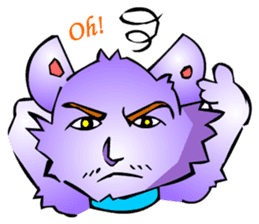 Handsome Annoying Animal 1(English) sticker #6440988