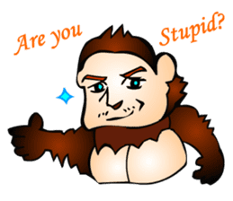 Handsome Annoying Animal 1(English) sticker #6440996