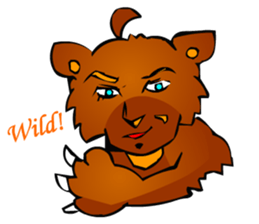 Handsome Annoying Animal 1(English) sticker #6440999