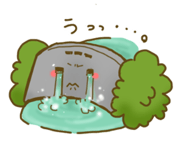 Dam and the dam uncle. sticker #6441294