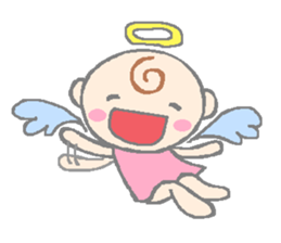 angel and the devil sticker #6441360