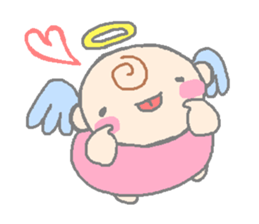 angel and the devil sticker #6441362