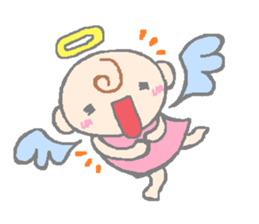 angel and the devil sticker #6441363