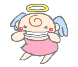 angel and the devil sticker #6441371