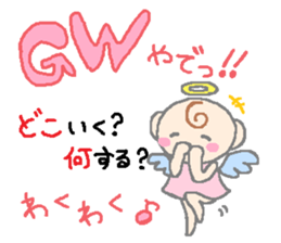 angel and the devil sticker #6441375