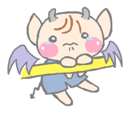 angel and the devil sticker #6441382