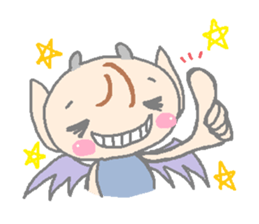 angel and the devil sticker #6441390
