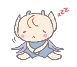 angel and the devil sticker #6441391