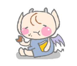 angel and the devil sticker #6441392