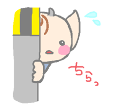 angel and the devil sticker #6441393