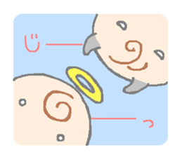 angel and the devil sticker #6441397