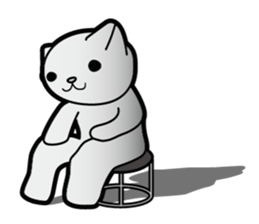 Cat to apologize sticker #6441491