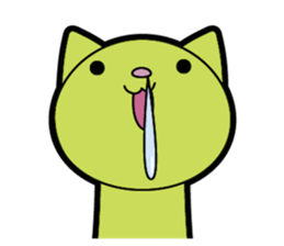 Cat to apologize sticker #6441509
