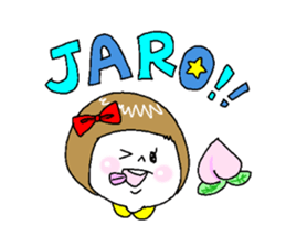 She speaks the Okayama dialect. sticker #6441636