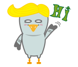 Hand-Some Dove sticker #6442361