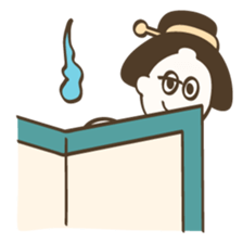 Yokai pictorial book sticker #6442614