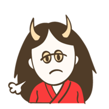 Yokai pictorial book sticker #6442619