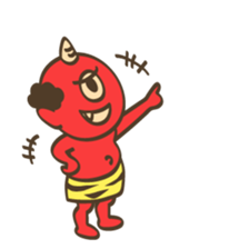 Yokai pictorial book sticker #6442630