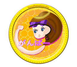 Henoheno-Tsuruko(Daughter of Moheji-) sticker #6442693