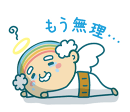 Angel of uncle of the iridescent hair sticker #6442726