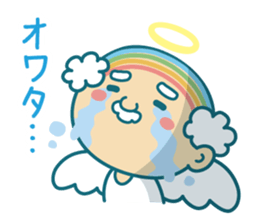 Angel of uncle of the iridescent hair sticker #6442740