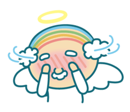 Angel of uncle of the iridescent hair sticker #6442745