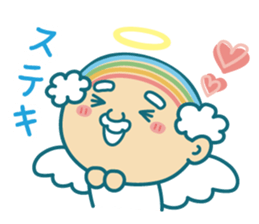 Angel of uncle of the iridescent hair sticker #6442752